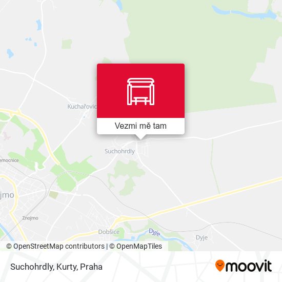 Suchohrdly, Kurty mapa