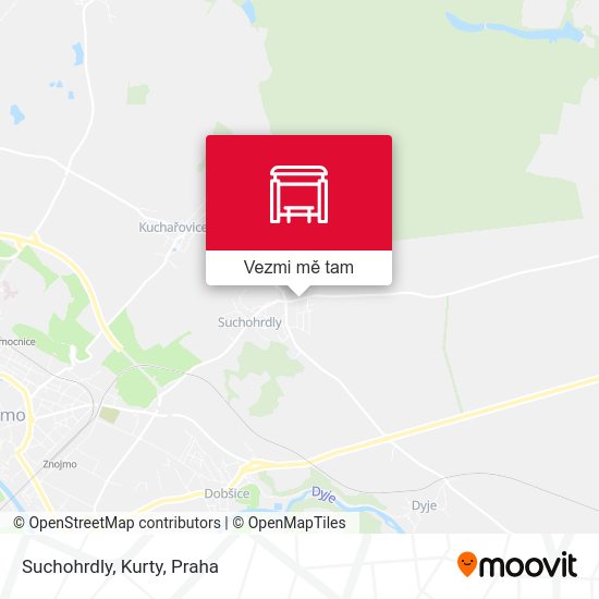 Suchohrdly, Kurty mapa