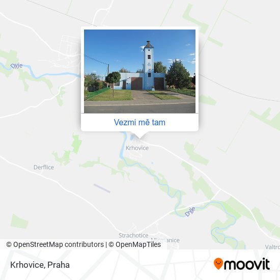 Krhovice mapa