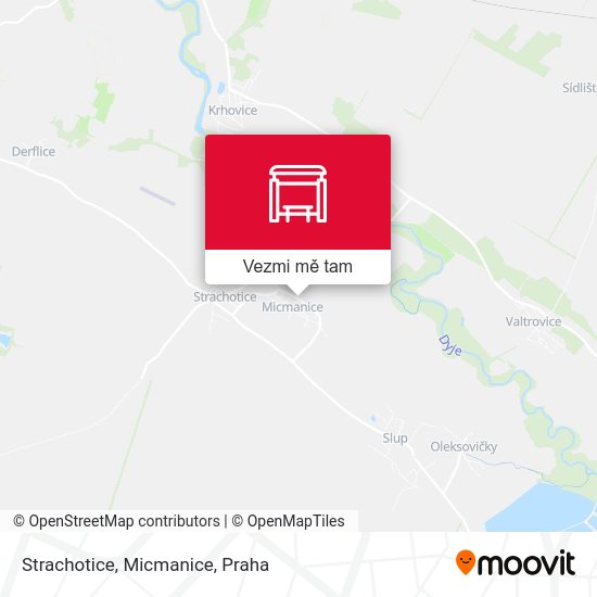 Strachotice, Micmanice mapa