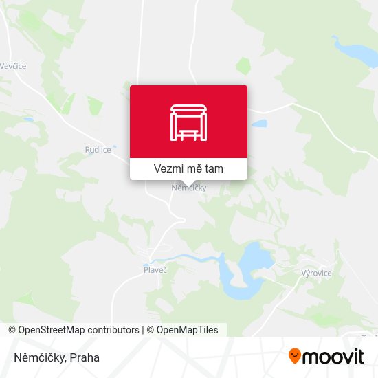 Němčičky mapa