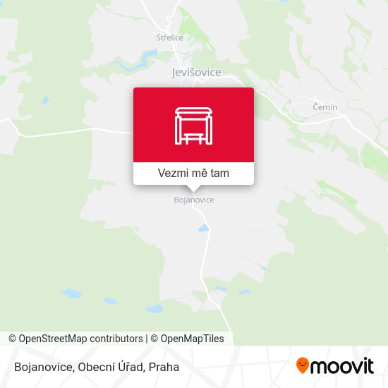 Bojanovice, Obecní Úřad mapa