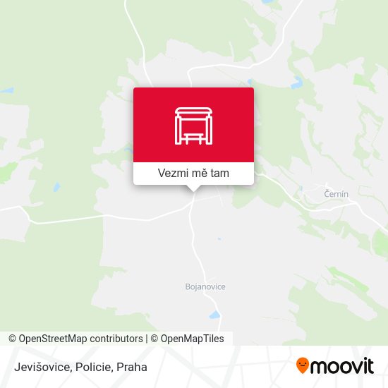 Jevišovice, Policie mapa