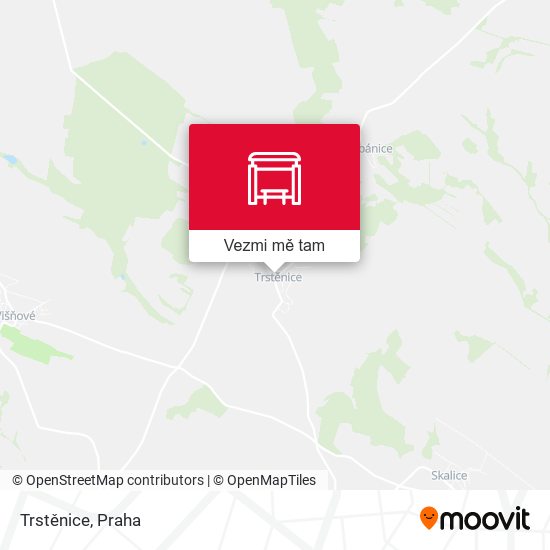 Trstěnice mapa