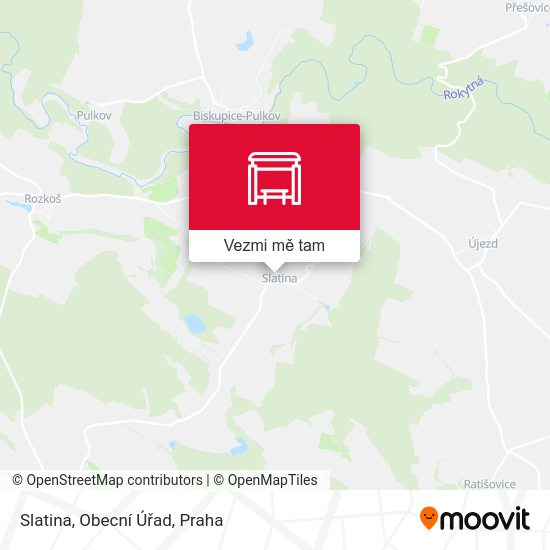 Slatina, Obecní Úřad mapa