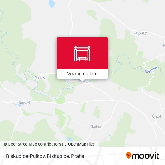 Biskupice-Pulkov, Biskupice mapa