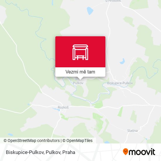 Biskupice-Pulkov, Pulkov mapa
