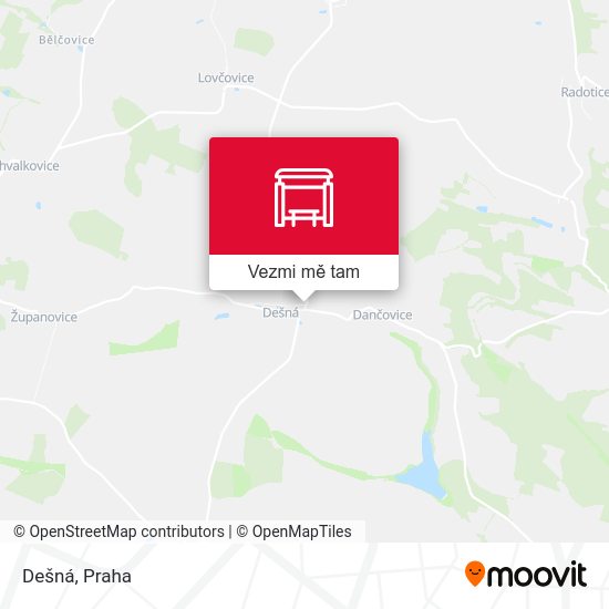 Dešná mapa