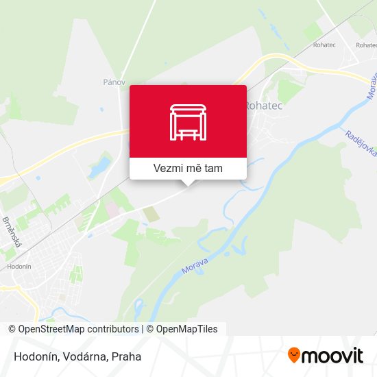 Hodonín, Vodárna mapa