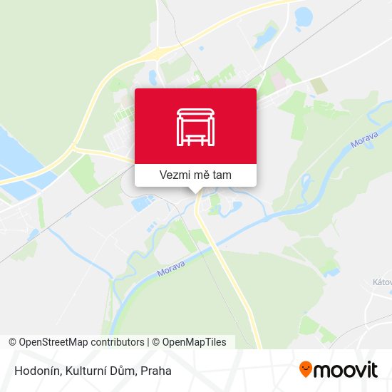 Hodonín, Kulturní Dům mapa