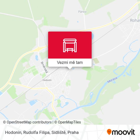 Hodonín, Rudolfa Filipa, Sídliště mapa