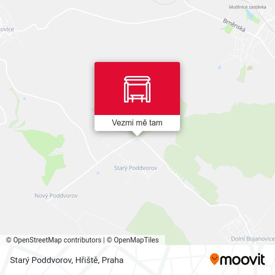 Starý Poddvorov, Hřiště mapa