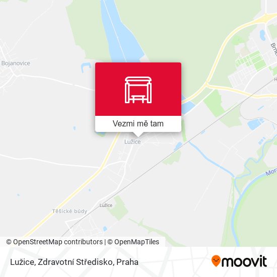 Lužice, Zdravotní Středisko mapa
