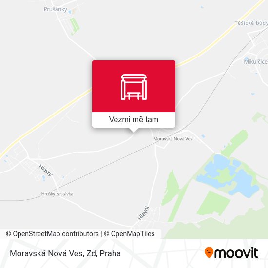 Moravská Nová Ves, Zd mapa