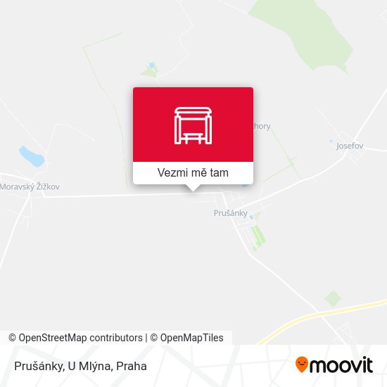 Prušánky, U Mlýna mapa