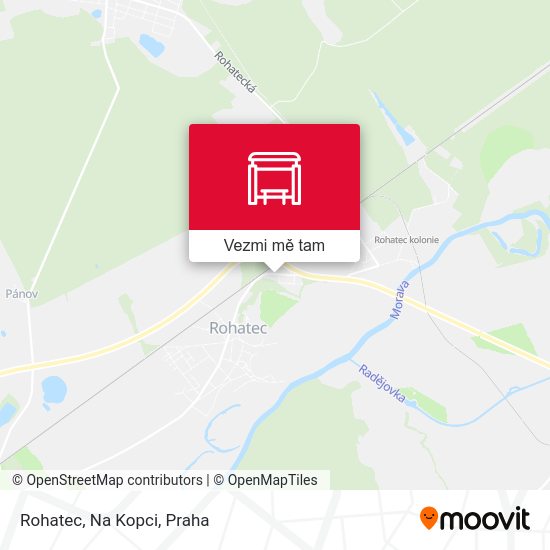 Rohatec, Na Kopci mapa