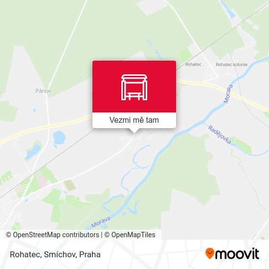 Rohatec, Smíchov mapa