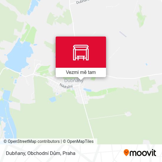 Dubňany, Obchodní Dům mapa