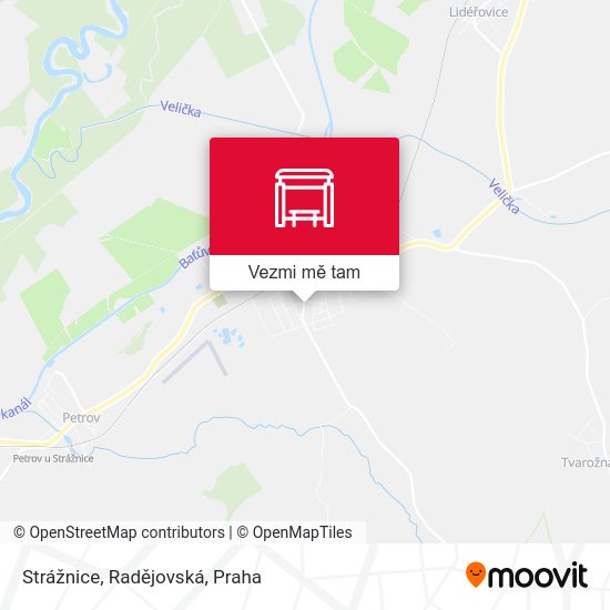 Strážnice, Radějovská mapa