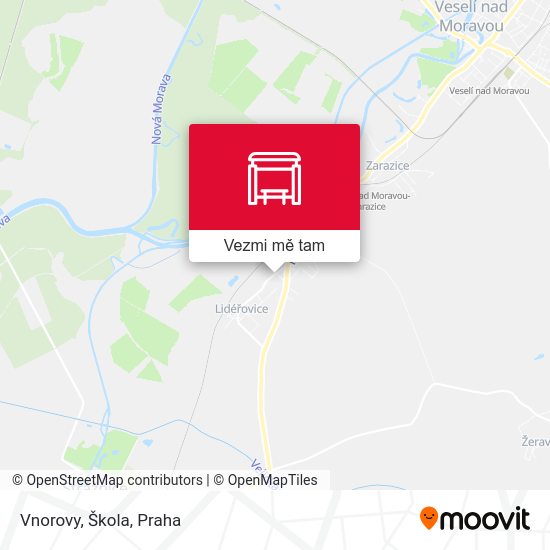 Vnorovy, Škola mapa