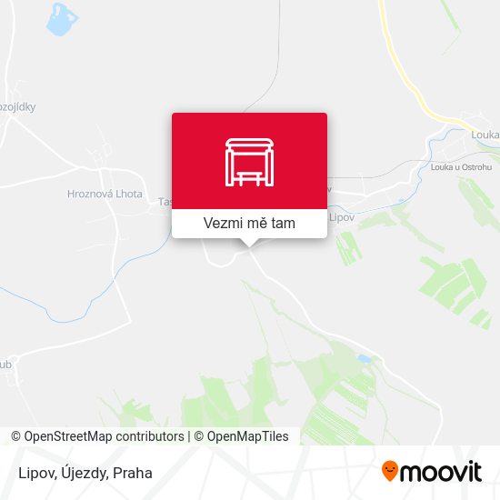 Lipov, Újezdy mapa