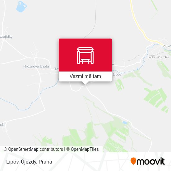 Lipov, Újezdy mapa