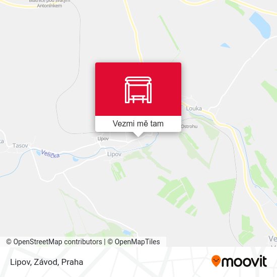 Lipov, Závod mapa