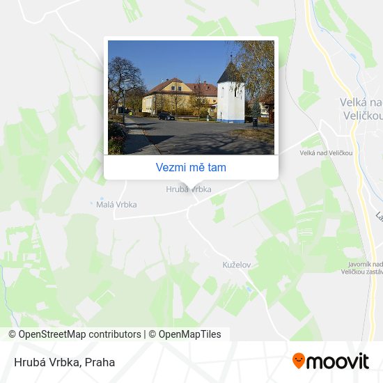 Hrubá Vrbka mapa