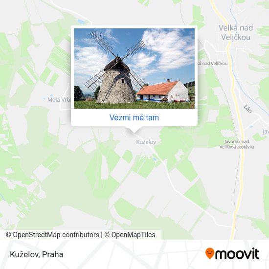 Kuželov mapa