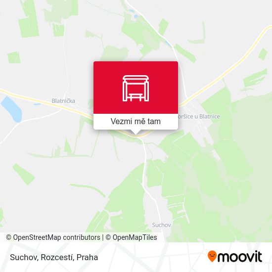 Suchov, Rozcestí mapa