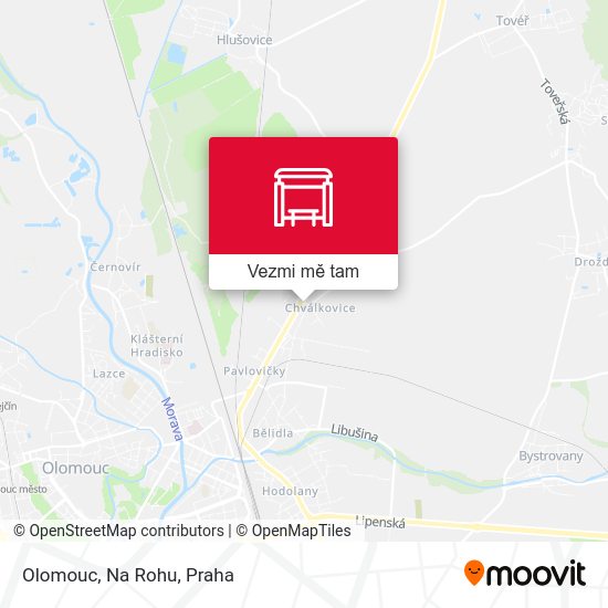 Olomouc, Na Rohu mapa