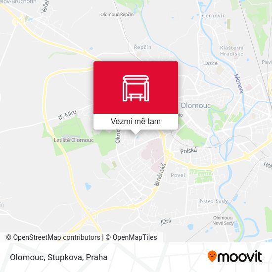 Olomouc, Stupkova mapa
