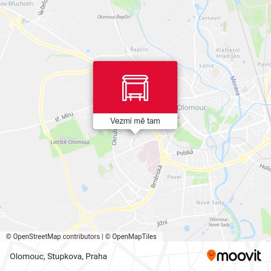 Olomouc, Stupkova mapa