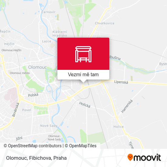 Olomouc, Fibichova mapa