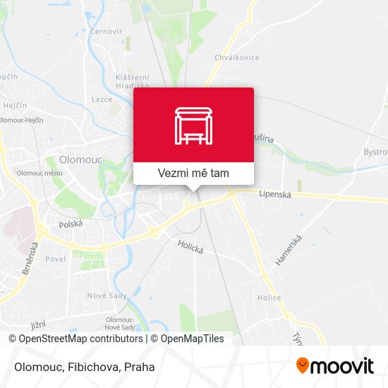 Olomouc, Fibichova mapa