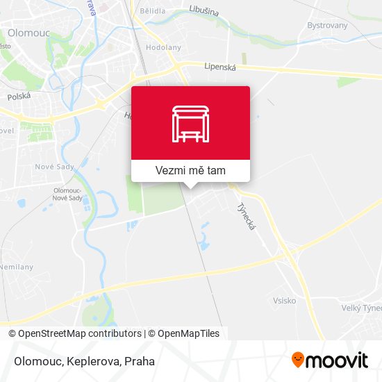 Olomouc, Keplerova mapa