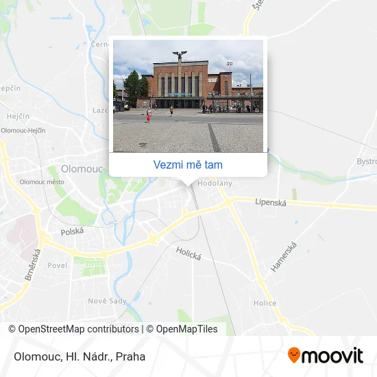 Olomouc, Hl. Nádr. mapa