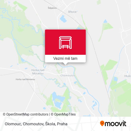 Olomouc, Chomoutov, Škola mapa