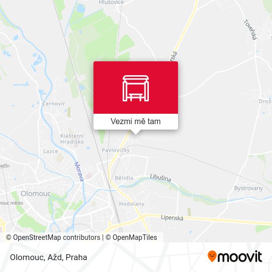 Olomouc, Ažd mapa