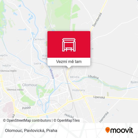 Olomouc, Pavlovická mapa