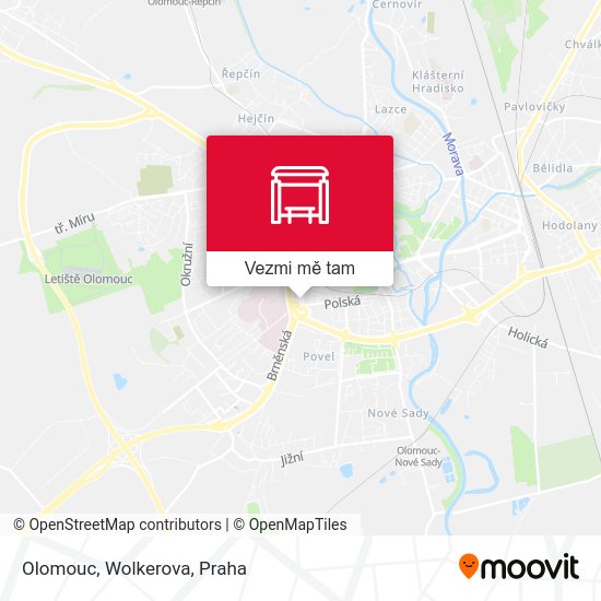Olomouc, Wolkerova mapa