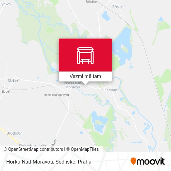 Horka Nad Moravou, Sedlisko mapa