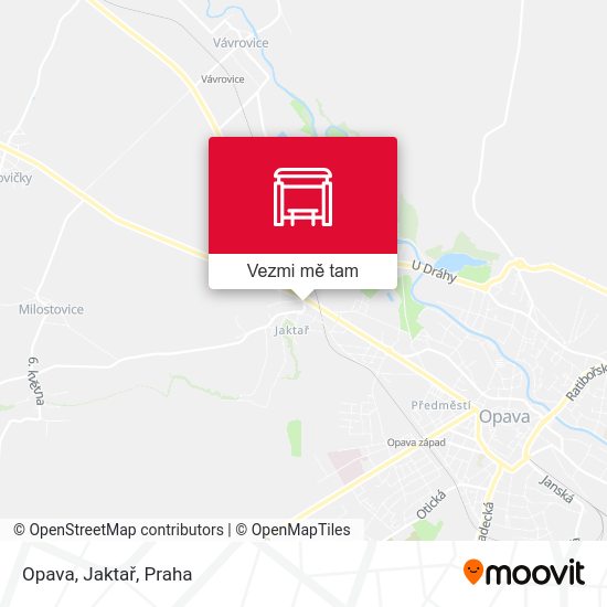 Opava, Jaktař mapa