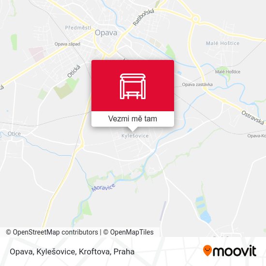 Opava, Kylešovice, Kroftova mapa
