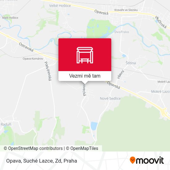 Opava, Suché Lazce, Zd mapa