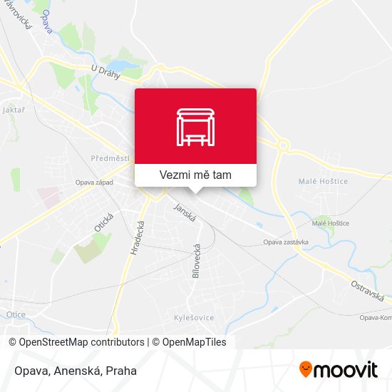 Opava, Anenská mapa