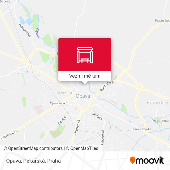 Opava, Pekařská mapa