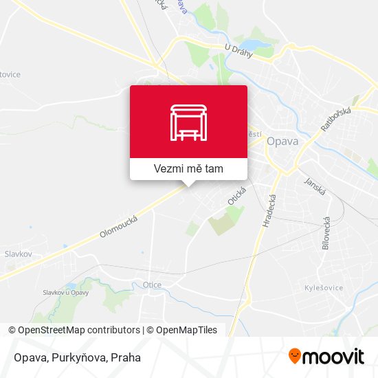 Opava, Purkyňova mapa