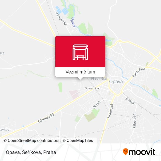 Opava, Šeříková mapa