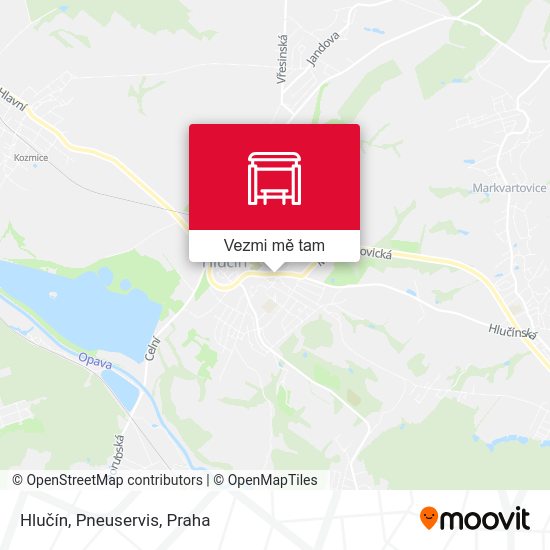 Hlučín, Pneuservis mapa